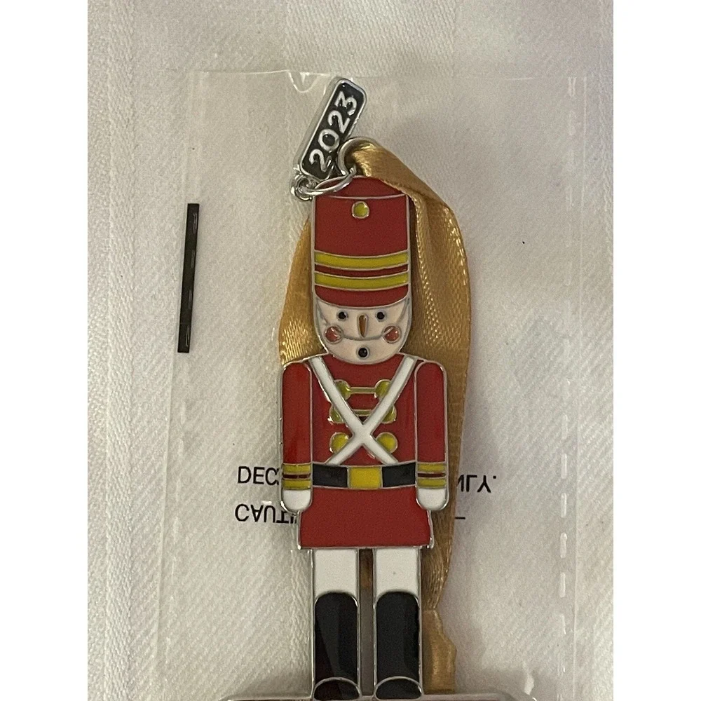 NEW Walt Disney 2023 Mickey's Very Merry Christmas Party Toy Soldier Ornament